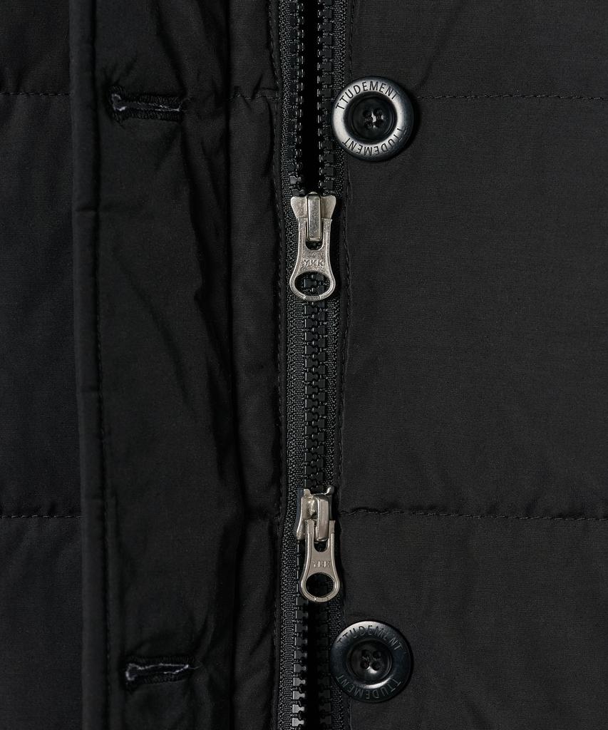 Ttudement Fur Collar Down Jumper Black