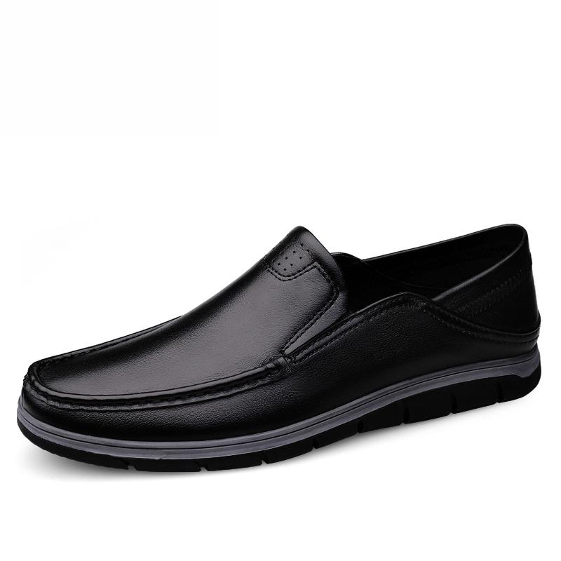 Luxury Brand Men Shoes Breathable Genuine Leather Handmade Men Casual Shoes Driving Loafers Man Outdoor Sneakers Male Moccasins