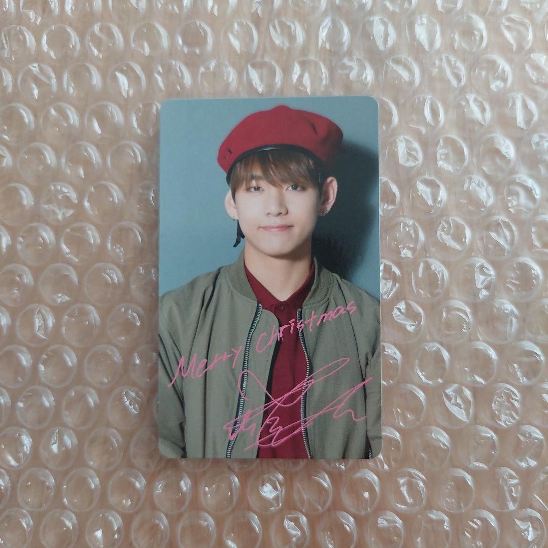 

[USED] BTS I NEED U Ponyca Christmas Trading Cards V Official