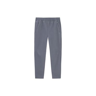 Training Series Solid Color Mid Waist Straight Casual Pants Men Bottoms Castle-Gray 952337502-2