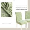 Elastic Spandex Dining Chair Cover Stretch Jacquard Jacquard Chair Cover  Kitchen