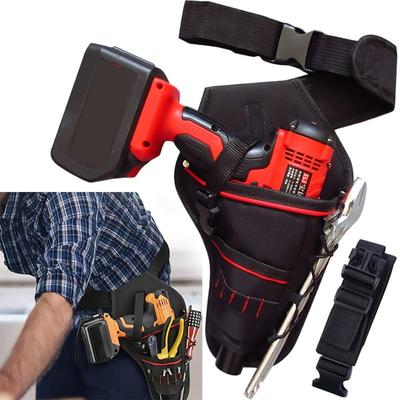 1Pc Waterproof Cordless Drill Holster Waist Bag Multi-functional Tool Pouch For Wrench Hammer Screwdriver Organizer