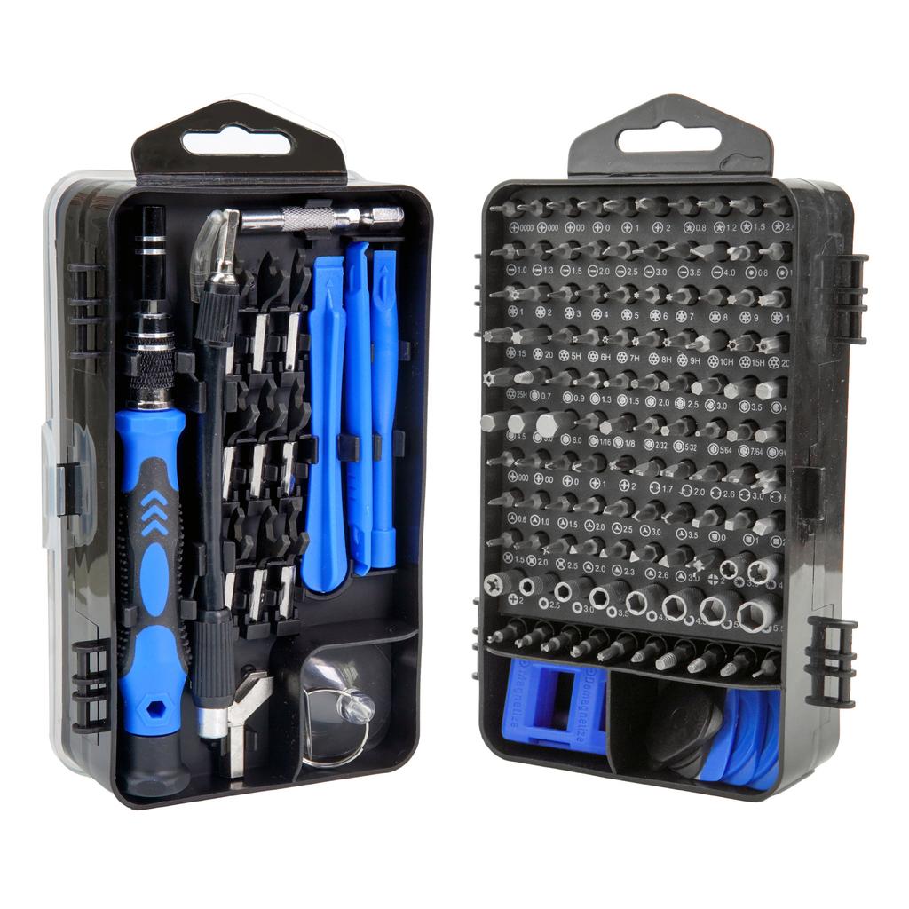 Computer Repair Kit,122 in 1 Magnetic Laptop Screwdriver Kit, Precision Screwdriver Set, Small Impact Screw Driver Set with Case