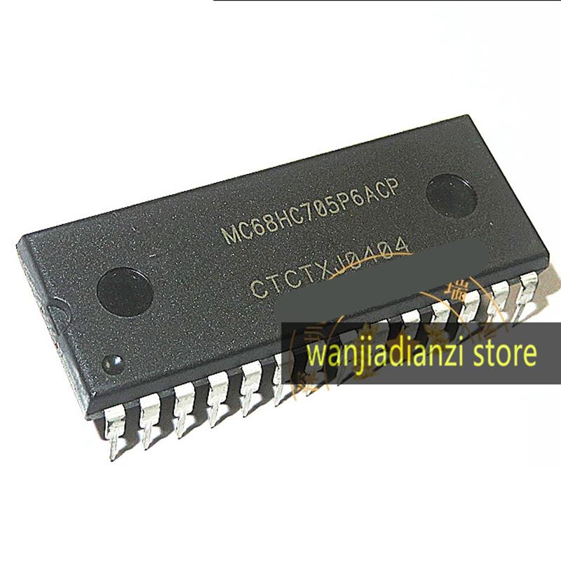 

MC68HC705P6CP MC68HC705P6ACP Direct insertion DIP-28 microcontroller chip in stock білий