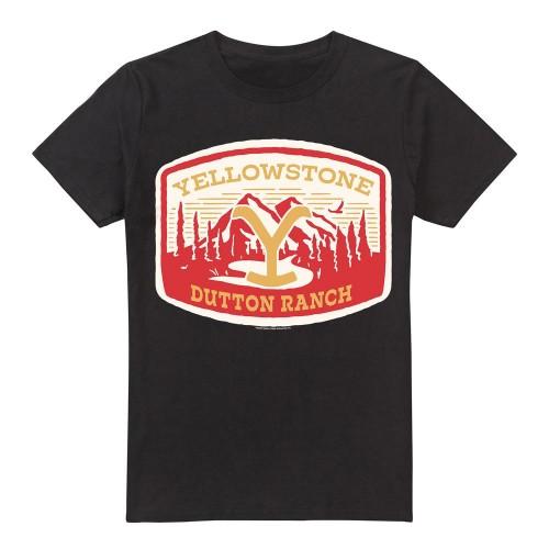 Yellowstone Mens Dutton Ranch Mountain T-Shirt