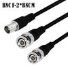 Koaxialkabel BNC Stecker auf Buchse/Buchse auf Buchse BNC 1 auf 2 Verbinderkabel Splitterkabel