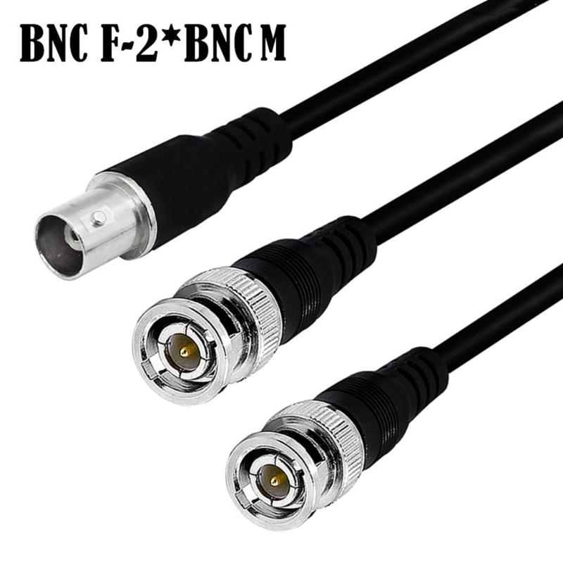 Koaxialkabel BNC Stecker auf Buchse/Buchse auf Buchse BNC 1 auf 2 Verbinderkabel Splitterkabel