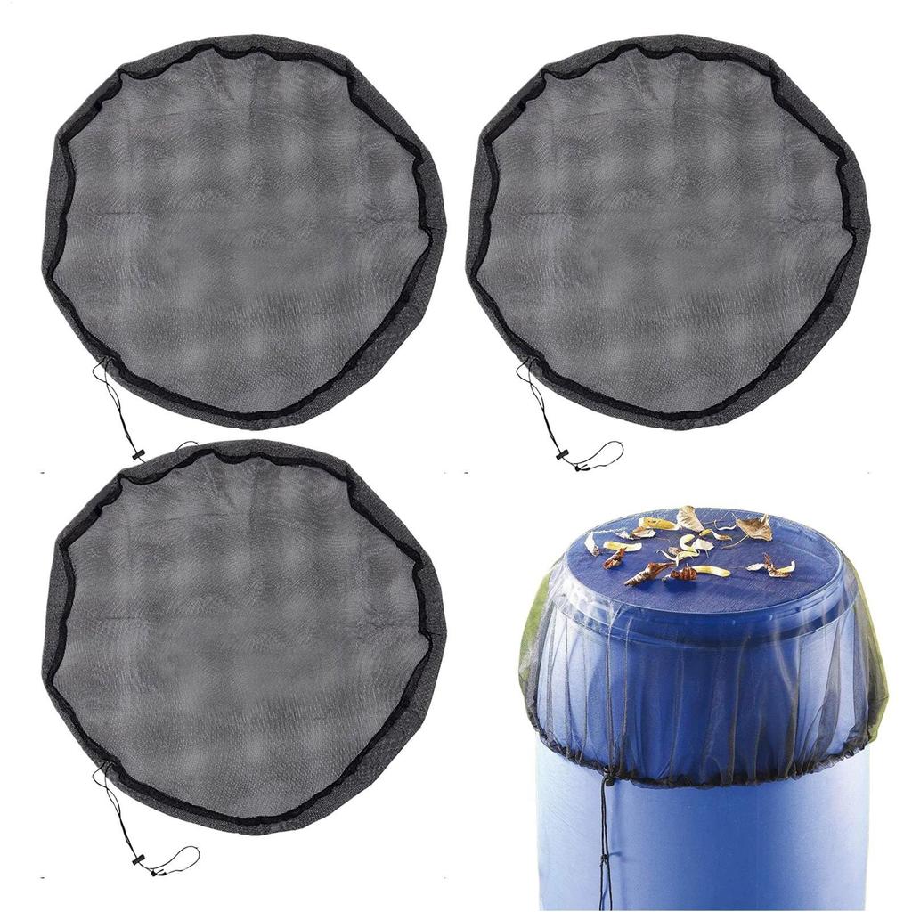 Mesh Cover Netting for Rain Barrels Water Collection Buckets Tank Raindrop Harvesting Tool Anti-Mosquito Water Protection