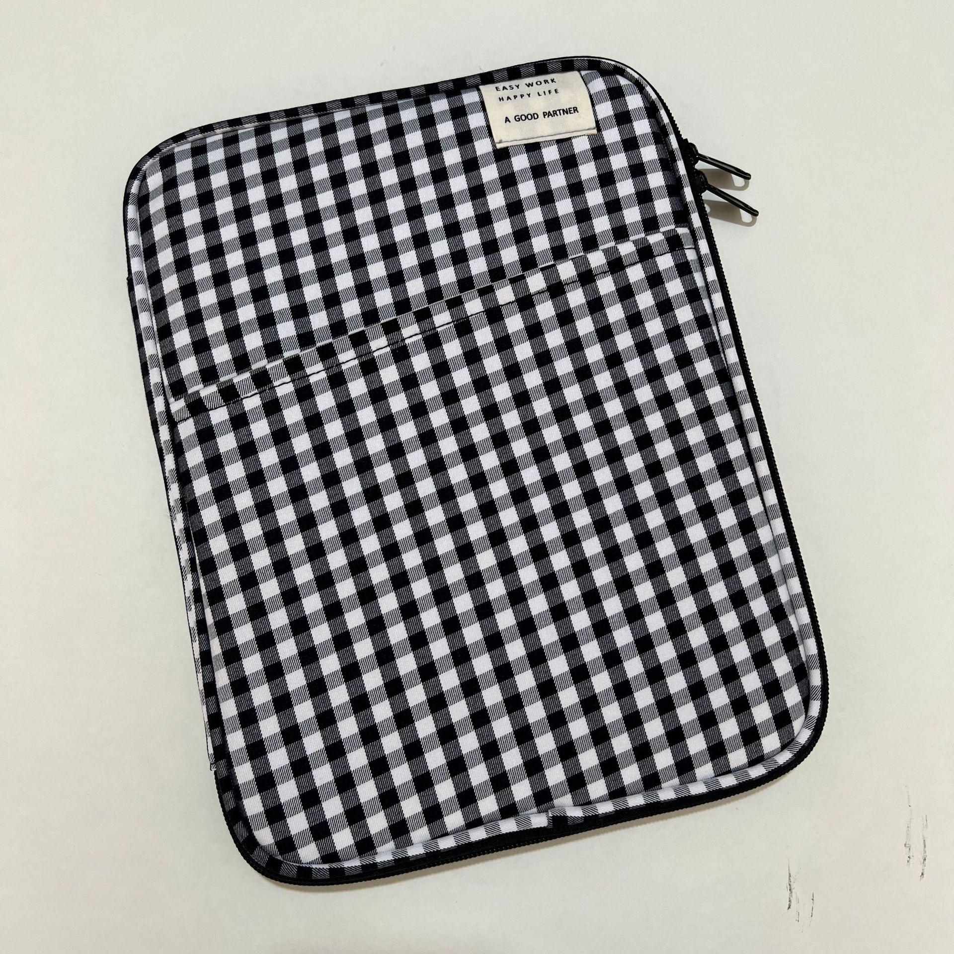 

Korean Livework Plaid iPad/Tablet/MacBook 13 Liner Bag 11 inch
