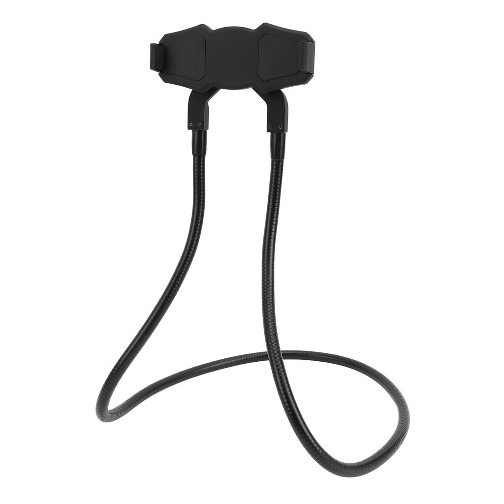Neck Phone Holder 360 Degree Rotating Hands Free Bendable Gooseneck Phone Tablet Stand for Selfie Live Streaming