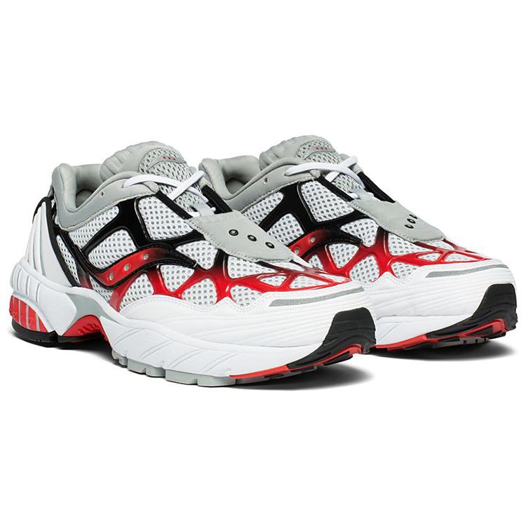 saucony Grid Web White Grey Red S70466-2(M)
