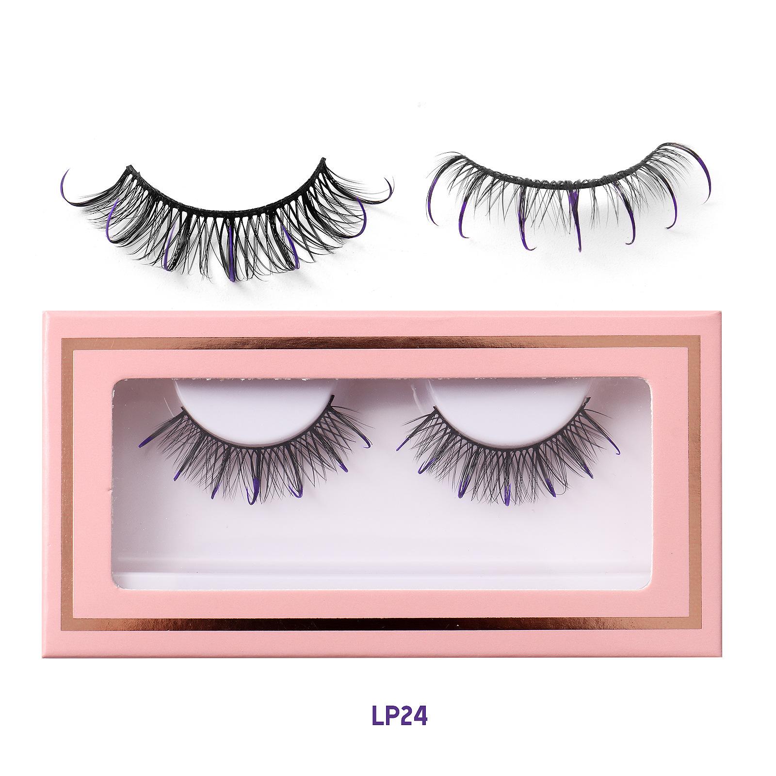 

Густые Завитые Накладные Ресницы Хэллоуин Блестки Пара Ресницы Пара