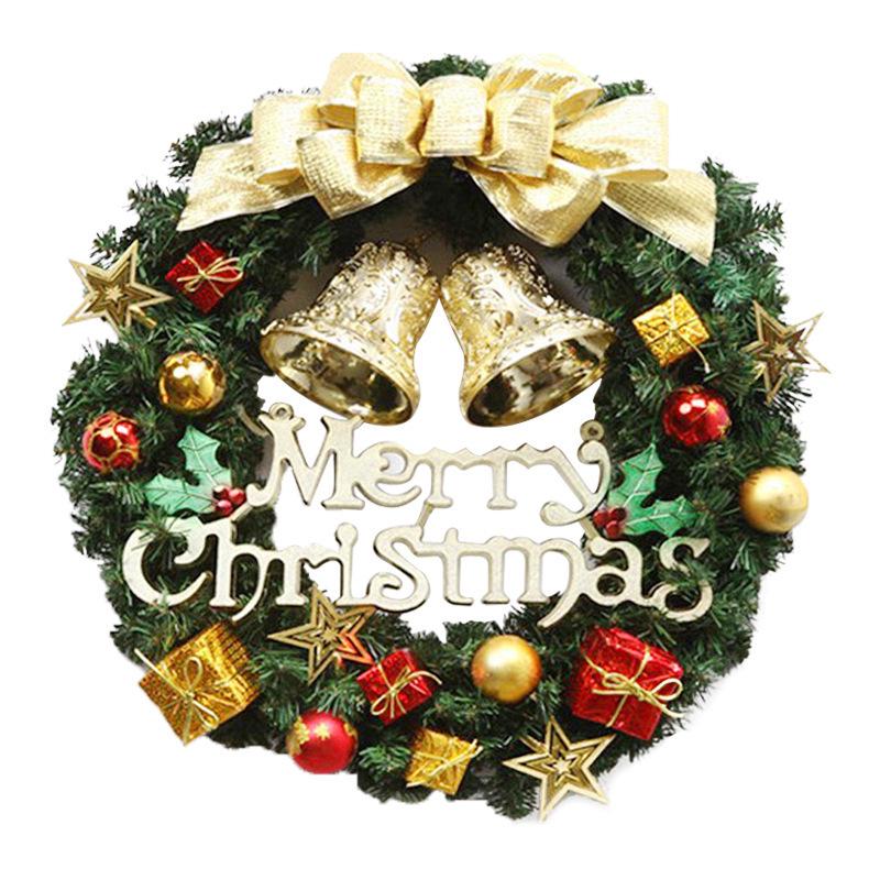 30cm Artificial Christmas Wreath - Holiday Decoration for Window, Door, or Shopping Mall Display.