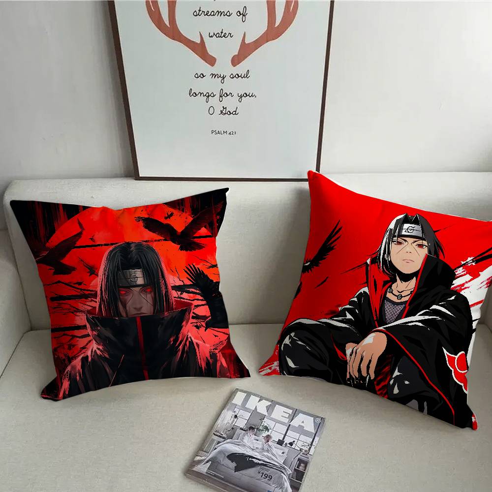 Uchiha I-ItachiS Pillow Case Sofa Decorative Home Double-sided Print Plush Square Throw Pillow Covers Cushion Decor Cover