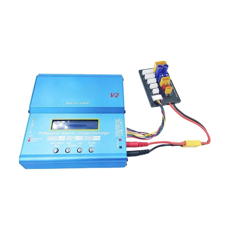 Parallel Charging Board XT90 XT30 EC3 EC5 T XT60 6S Battery Balance Adapter Board Balance Charging Adapter Board