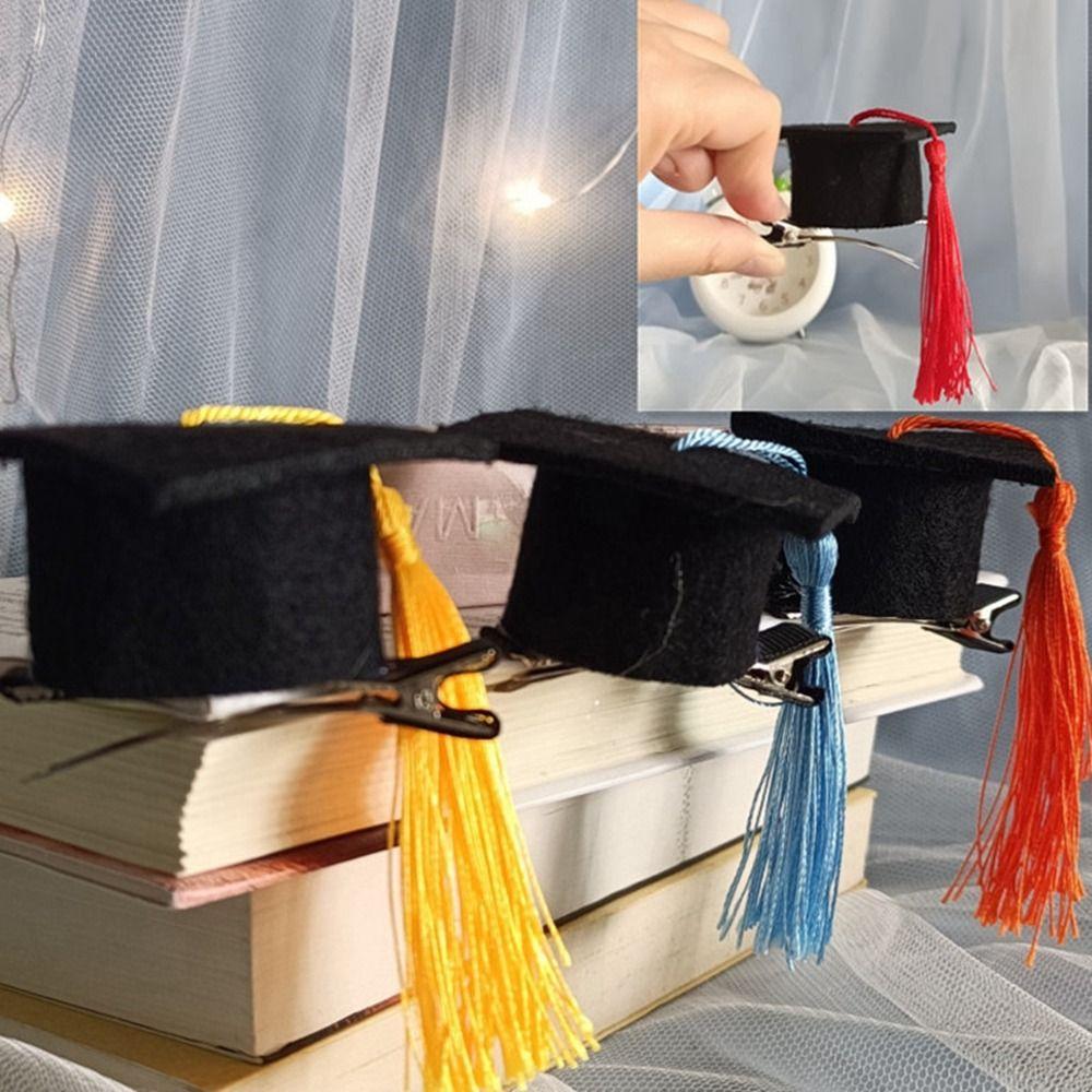 Small Graduation Hat Mini Bachelor Hat Hairpin Graduation Headband  Graduate Photo Prop