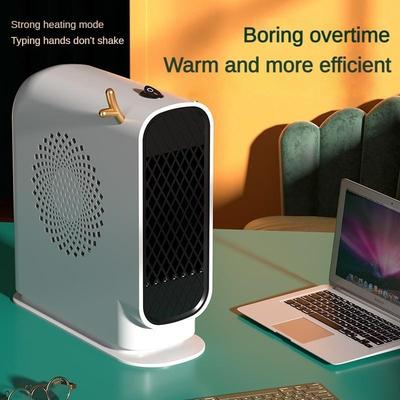 500W Fast Heating Winter Instant Heating Fan New Desktop Electric Heater Constant Temperature Office Space Air Heater
