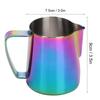 350ml Stainless Steel Titanize Milk Frothing Cup Jug Coffee Pitcher for   Art