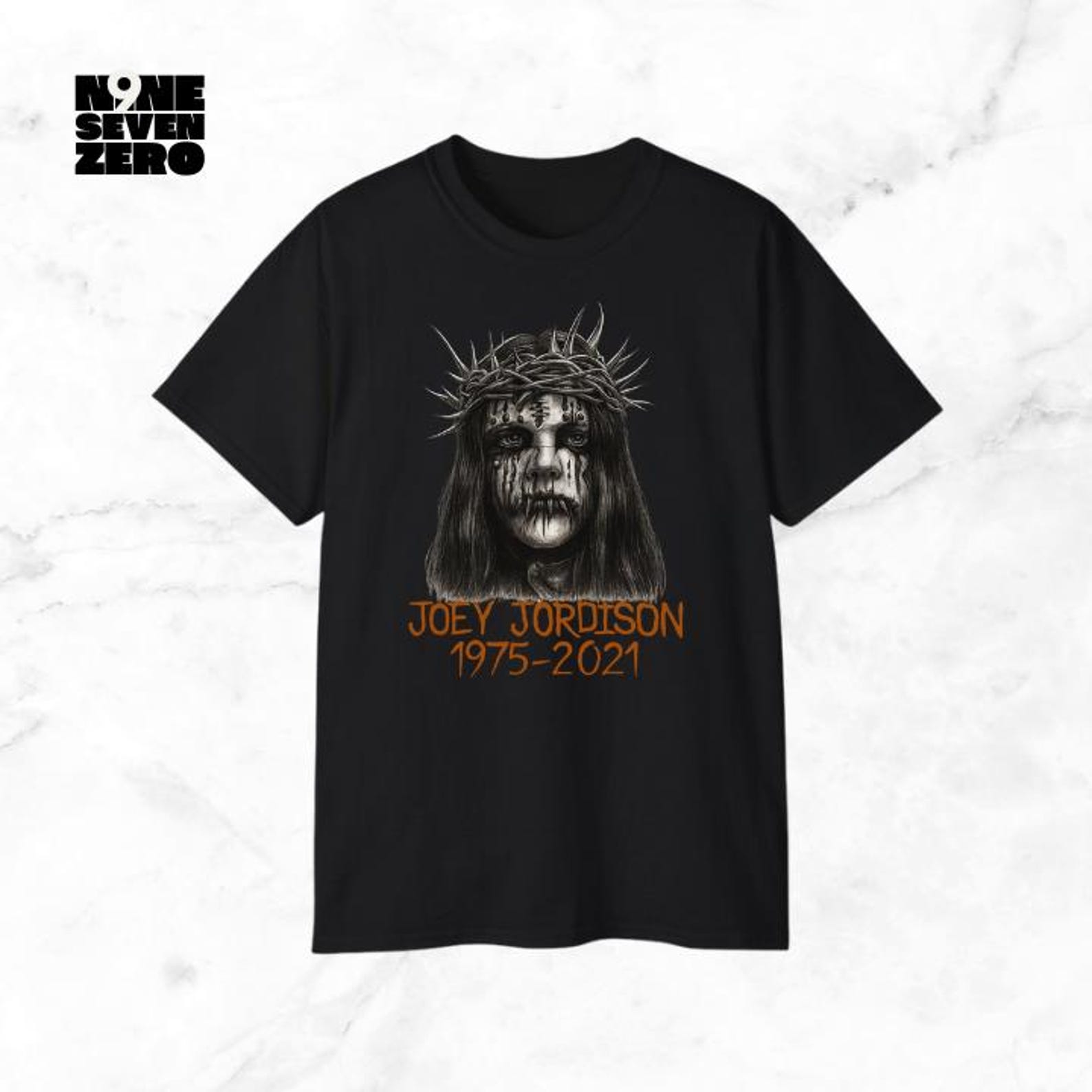 Joey Jordison Slipknot 1975-2021 Band T-Shirt: International Concert Outfit, Unisex Cotton Tee XL