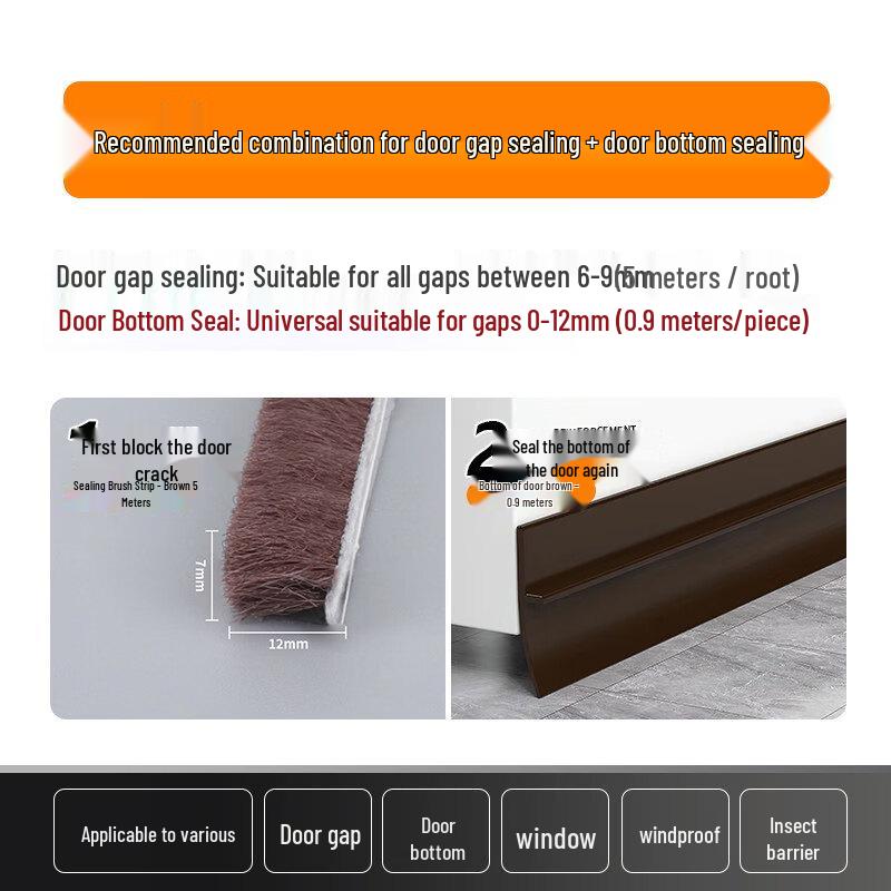 Self-Adhesive Door Window Weather Stripping