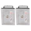 2Pcs Key Switch Box Stainless Steel Universal with Keys Accessory Set Kit for Door