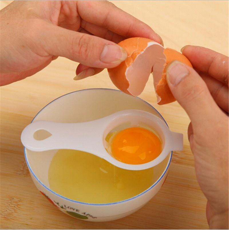 2PCS Eco Friendly Transparent Egg Yolk Separator Egg Divider Hand Egg Tools Pp Food Grade Material