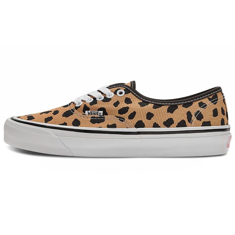 Wacko Maria X Vans Authentic Vault Og Lx Casual Leopard Print Low Top Skate Shoes Unisex Sneakers Brown VN0A4BV9BRO