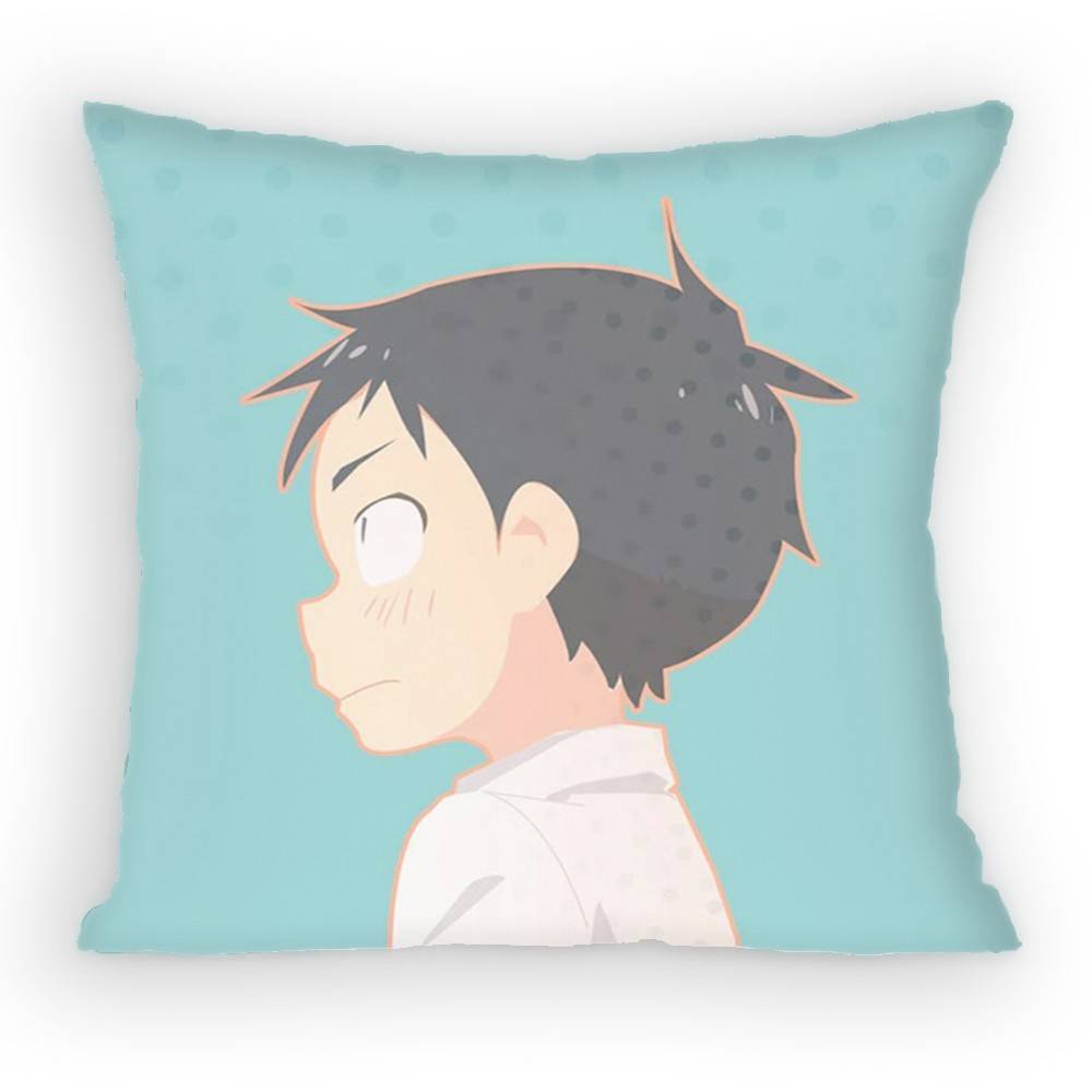 KKarakaiS Jozu no TTakagiSan Pillow Case Antidustmite Pillowcase Invisible zipper silky Sofa cushion cover for bedroom