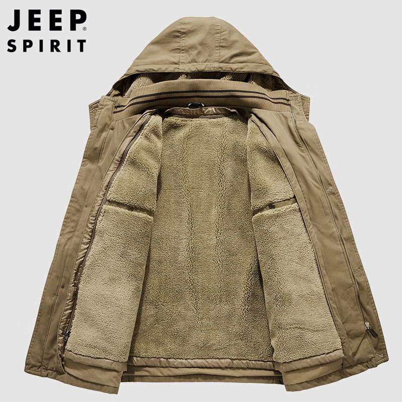 JEEP SPIRIT Men's Hooded Padded Jacket