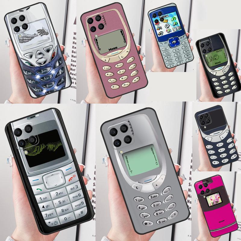 Retro Mobile Phone For Samsung Galaxy M15 M35 M55 M14 M34 M54 M13 M23 M33 M53 M31 M51 M20 M22 M52 M16 M06 Case