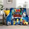 Fireman Sam Throws Blankets Kids Super Soft Warm Cartoon Flannel Blanket for Travel Bedding Couch Sofa Bed Blanket For Gifts