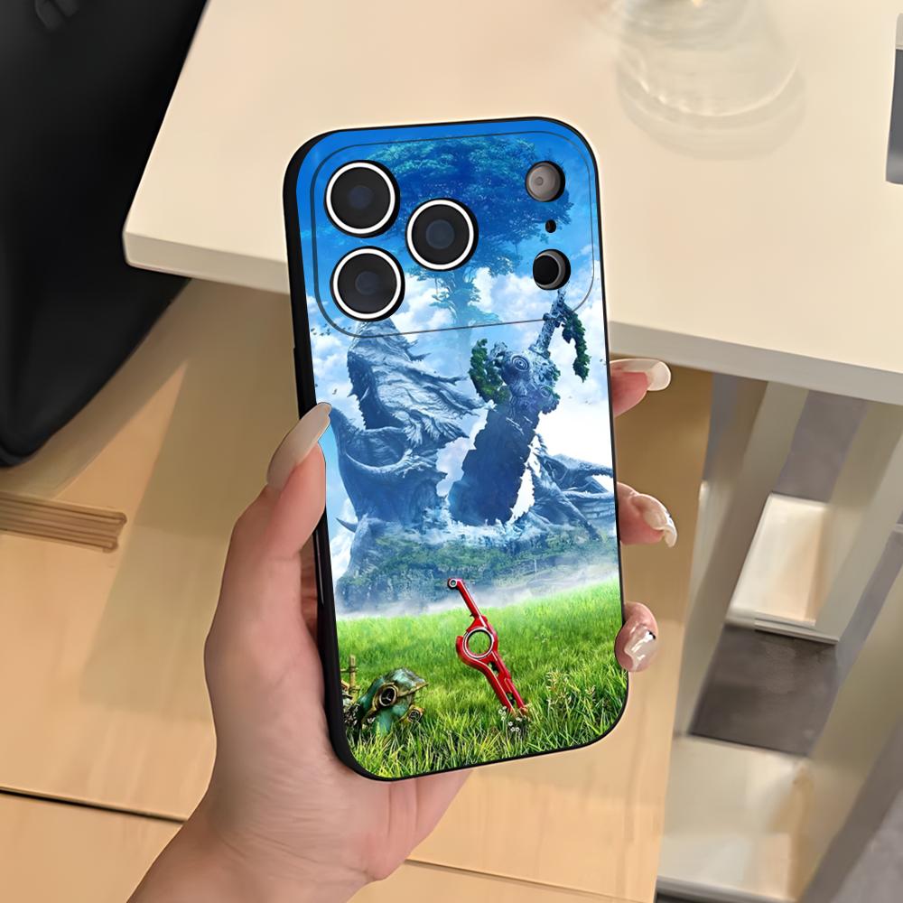 X-Xenoblade C-Chronicles Phone Case For IPhone 17 Air 16 E Pro Max 15 14 13 Mini 12 Pro 11 Max Plus Black Soft Shell