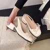 Mode 2025 Mode Été Femmes Sandales à Talons Épais Dames Décontracté Enfiler Fête Robe Singbacks Sandales Rose Chaussures Mary Jane