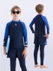 2025 Kids' Quick-Dry Boys' Long-Sleeve Rash Guard & Trunks Set