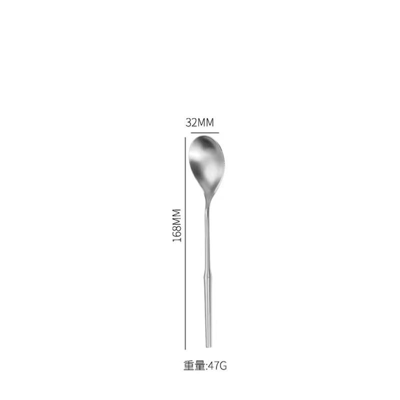 304 Stainless Steel Western Food Steak Knife and Fork European Chopsticks Spoon Household Rice Spoon Dessert Coffee Spoon Tableware