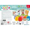 Clementoni - cubes &amp; animaux soft clemmy - 6 cubes + 3 personnages + livre