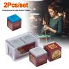 2Pcs/set Square Snooker Pool Chalk Blue/Grey Billiard Pool Chalk  Billiard Accessories
