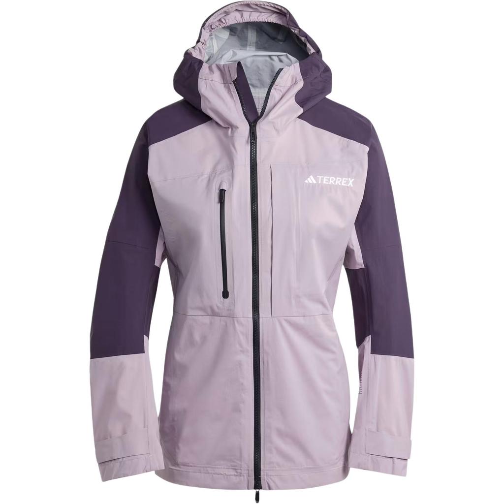 Adidas Terrex Xploric RAIN.RDY Windproof Waterproof Hiking Jacket Women Jackets Fig Aurora-Black IP1441