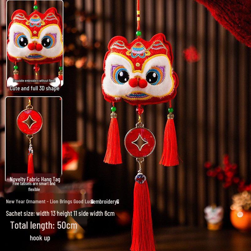 Songjin Embroidered New Year Hanging Ornament