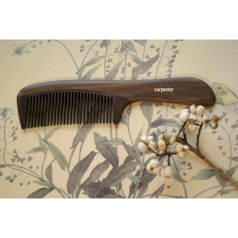Tan Mujiang Hanlu Panxia Lacquer Art Comb