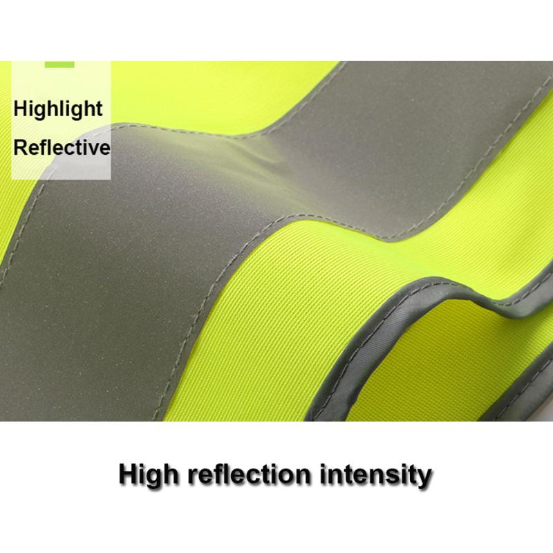 Vesta reflectorizanta Multi-buzunare Costum reflectorizant Siguranta Traficului Costum de calarit