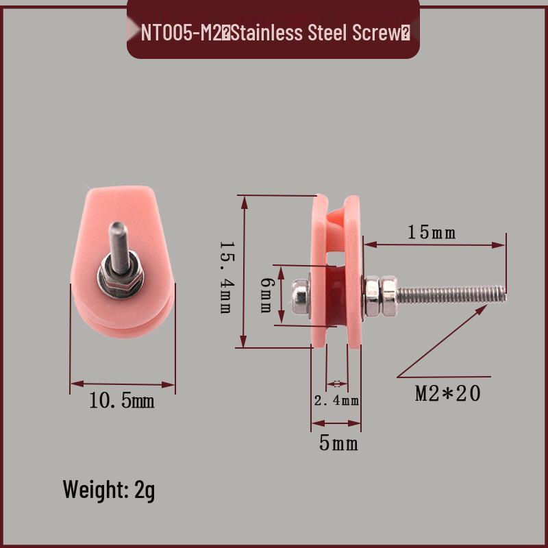 Anti-Jump Guide Wheel for Textile Machinery: Let-Off Wheel & Ceramic Wire Clamp for Enameled Wire
