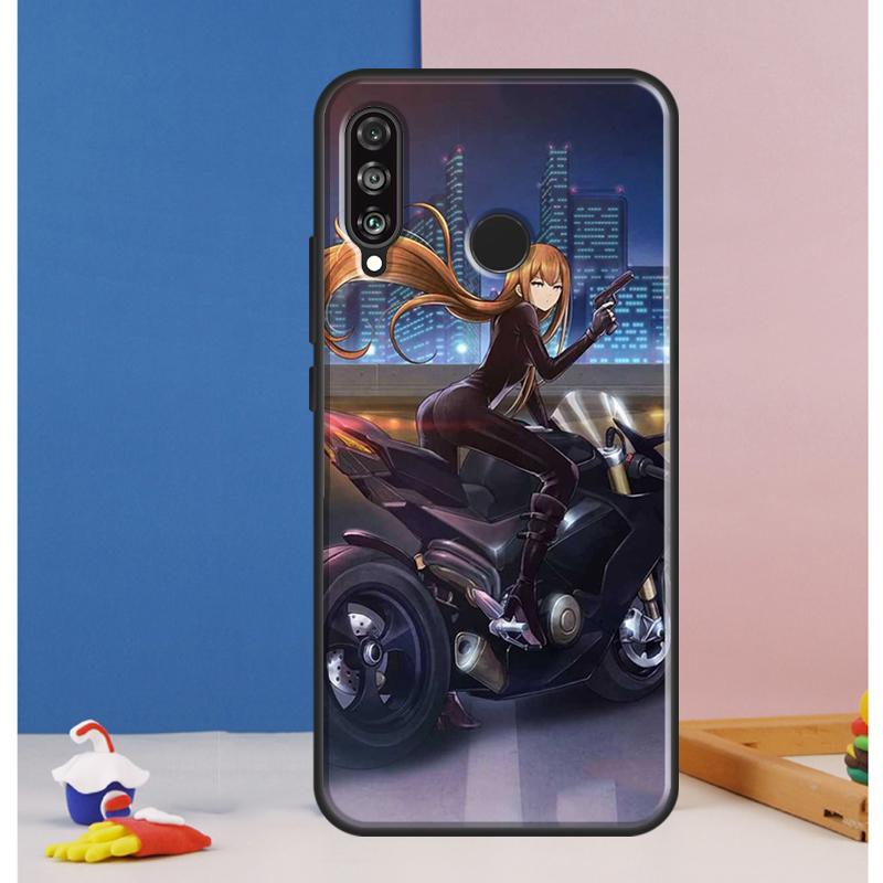 Motorradmädchen Anime Hülle Für Huawei Nova 10 9 SE 8i 11i 12i 12s Y60 Y61 Y70 Y90 Y72 Y73 Y91 P60 Pro P30 P40 Lite
