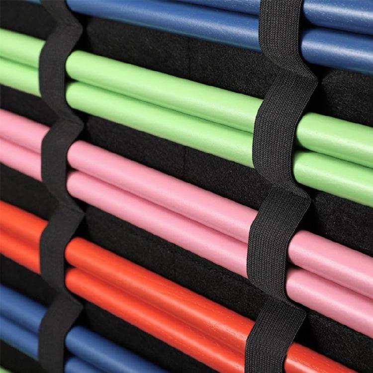 Hanging Drumstick Storage Bag Holds Up To 12 Pairs Drumstick, Easy Access Foldable Drumstick Organizers for Musicians