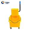 24L Single Bucket Mop Wringer Cleaning Cart