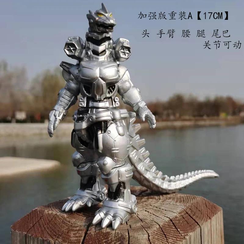 Big Red Lotus Godzilla Destoroyah Hedorah Mechanical Space Godzilla VS King Kong Kidora Soft Rubber Monster modei Toy kid gift