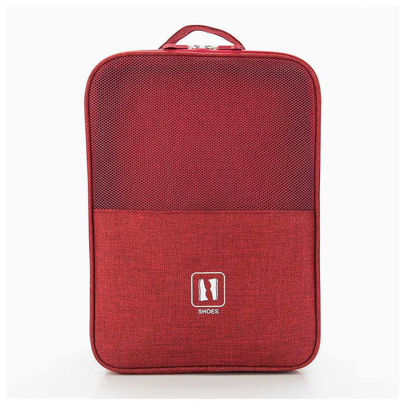 

2023 Водонепроницаемая многофункциональная сумка-органайзер для хранения обуви 30x20x13 cm вино красного