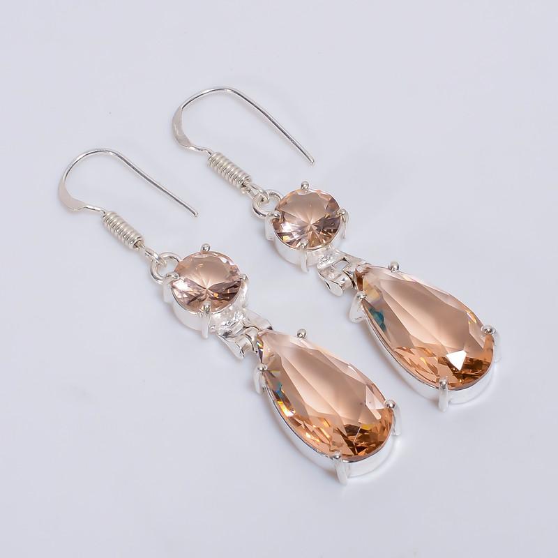 

Sterling Silver Beaded Earrings for Him or Her with Adjustable Closure and Minimalist Style 7-9