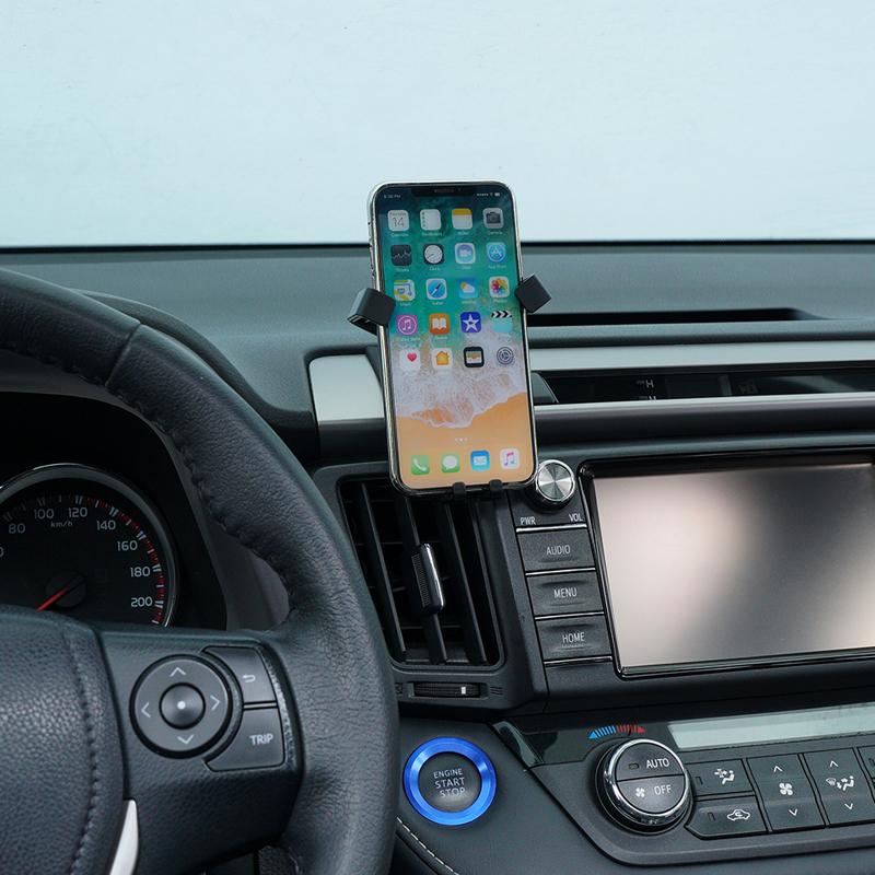 LHD! RHD! for Toyota RAV4 XA40 2014-2018 Mobile Cell Phone Holder Car Air Vent Mount Cradle Stand 1 Set