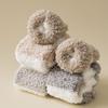 Simple Short Tube Sock Cover Thicken Warm Winter Foot warmer Coral Fleece Stockings  Girl